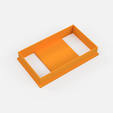cortante rectangulo chocolate.png Chocolate rectangular cookie cutter - cookie cutter chocolate rectangle