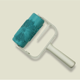 download-19.png Free STL file Flower Paint Roller・3D printable design to download