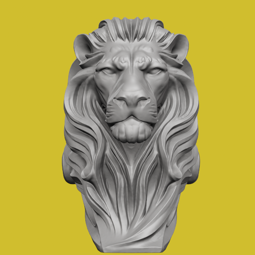 hs.png Lion Head Sculpture