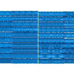 45452222.jpg 3D-Datei orientalisches muster ton walze sammlung stl / töpferwalze stl / blatt ton nudelholz / blumenmuster schneider drucker・3D-druckbares Modell zum herunterladen