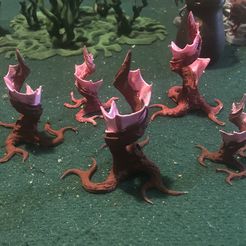 Installation de table : "Tire-bouchon" (Végétation exotique 08)