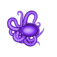 octo1.stl Plastic Reef #2: Random Octopus Generator
