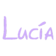 lucía.stl 50 Names with Disney letters