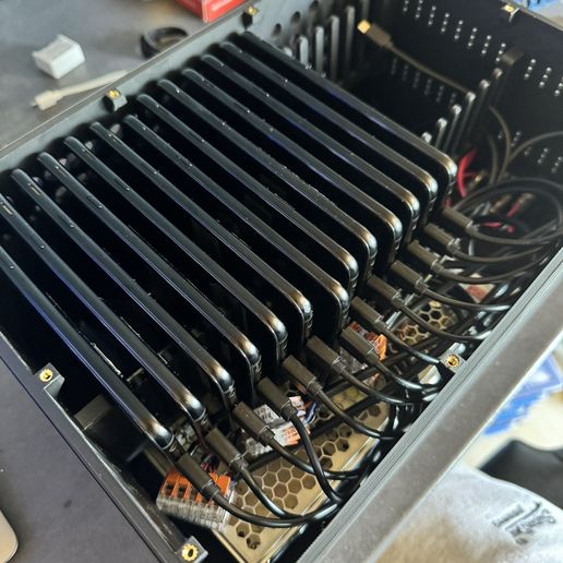 Cell Phone Mining Rig