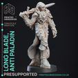 Long-blade-4.jpg Anti Paladin - Long Blade - Hell Hath No Fury - 32mm scale (Pre-supported)