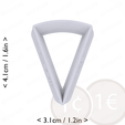 1-9_of_pie~1.25in-cm-inch-top.png Slice (1∕9) of Pie Cookie Cutter 1.25in / 3.2cm