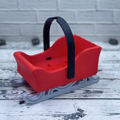 bubble basket: Christmas Sleigh