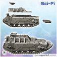 3.jpg Imperial tank with armoured windows and internal access hatch (8) - Future Sci-Fi SF Post apocalyptic Tabletop Scifi Wargaming Planetary exploration RPG Terrain