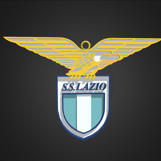 Portachiavi SS Lazio Metallo Vintage Calcio Italia