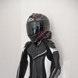 Motorradgarderobe.jpg Leather suit holder | Motorcycle clothing holder | Wall holder