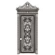 Wireframe-19.jpg Carved Door Classic 01502 White