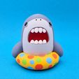 20230418_120624.jpg CUTE SHARK WITH LEGS FLEXI PRINT-IN-PLACE, ARTICULATED TOY