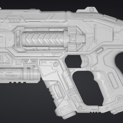 3Dprintable Original Cosplay Toy Weapon Gun 006
