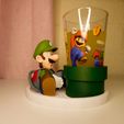 1000019546.jpg Luigi / Mario Bros. Cup Holder / Succulent Planter