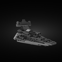 Screenshot-2022-08-28-at-03.06.38.png STL file Lego Star Wars Mini Star Destroyer・3D print design to download, Technomaniac