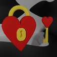 2_2.png Padlock Heart - Cartoon