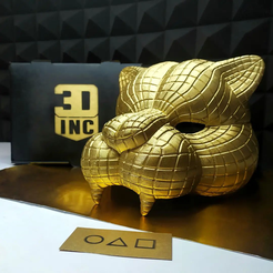 Squid Game Mask - Vip Tiger Mask Cosplay 3D print model