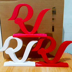 redvelvet11.png STL file Red Velvet Kpop Logo Ornament・3D printer design to download