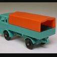 003.jpg Lesney Matchbox 1e 2d Mercedes-Benz Covered Truck and Trailer Canopy