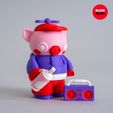 Taggy_Funky_Street-Pig_Toy_by_Rumi_Rumi_05.jpg Taggy Funky Street Pig –  Rumi Blocks Stackable Toy