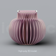 E_9_Renders_00.png Niedwica Vase E_9 | 3D printing vase | 3D model | STL files | Home decor | 3D vases | Modern vases | Floor vase | 3D printing | vase mode | STL