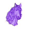golova_konya.stl Free STL file Horse head bust cnc・3D printable model to download, 3Dprintablefile