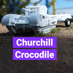 thumb.png 3D file Churchill Crocodile・3D printable model to download