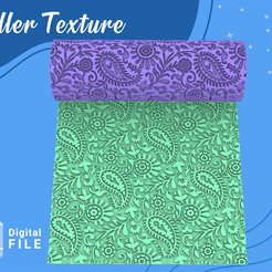 Roller-Texture-Background-05.png Fichier STL Rouleau de texture en argile polymère/Eulitec.com・Objet pour impression 3D à télécharger