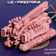 LIC = FIRENTOR/ “all wo s | oo yj Serene orntk amulets https://www.the-lic.com Archivo 3D LIC - Firestorm・Modelo de impresión 3D para descargar, TheLelanianIndustrialComplex
