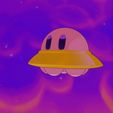 kirby-UFO-ovni.jpg Key chain Kirby UFO