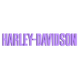 logo_2_blanc.stl Harley Davidson logo Multi-extrusion