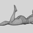 y.jpg 3D file Happy Woman Lying on Floor 3D Print Model・3D printer model to download, 3DGeshaft