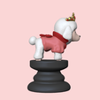 Dog-Chess-Queen2.png Dog Chess Piece - Queen
