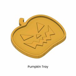 Pumpkin-Tray.jpg Pumpkin Tray, Halloween Home Decor, Spooky Rolling Tray