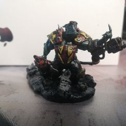 orc with flame thrower