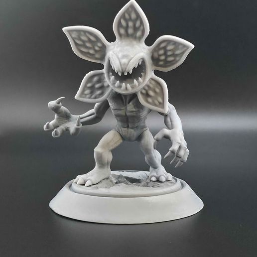 20251129_141933.jpg Stranger Things-Demogorgon Stylized Miniature - Full Set + One-Piece Version (3D Print STL)
