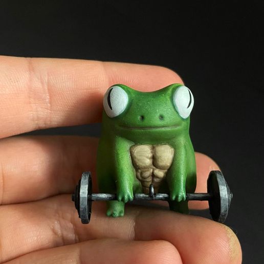 Fred the Frog but he's shredded