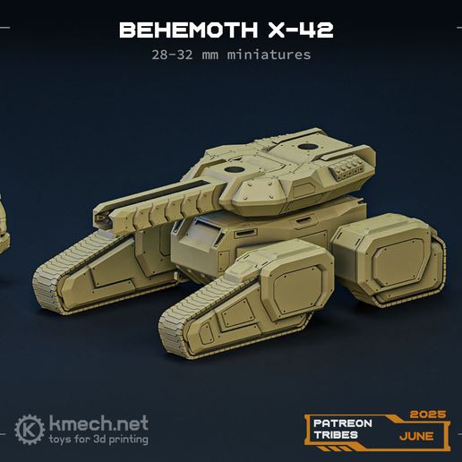 🪖 Réservoir BEHEMOTH・Fichier 3D pour Impression 3D・Cults
