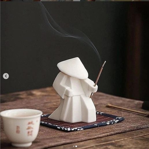 Samurai Incense Holder 3D model