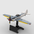 SuperMarine-Seafire.png Brick Style WW2-Airplane Supermarine Seafire