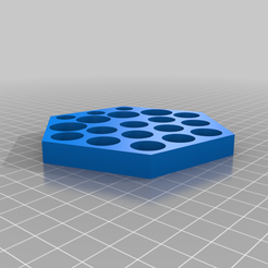 Polygon_AA_Battery_holder_v2.png Free 3D file Polygon Battery Display Holder・3D printer model to download, six6six