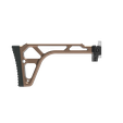 NO-FOLDED-DERECHO.png SKELETON STOCK WITH BRACE ADAPTER TO PICATINNY RIS