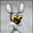 Rabbit_Cartoon_1.jpg Rabbit Cartoon 3D Model