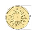 Sun-coin-06.jpg Sun relif coin 3D print model