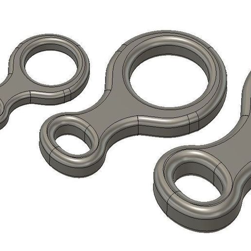 2.JPG Abseil Acht / descent eight 8 / climbing / keychain