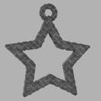54.png Hollow christmas star X76