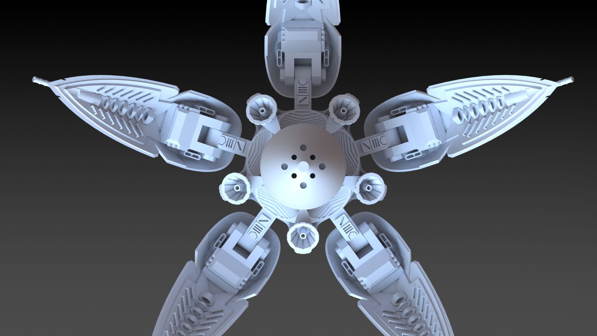 3.jpg 3D-Datei XMA-01 Rafflesia Modellbausatz・Modell zum Herunterladen und 3D-Drucken, -Vinired-