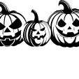 Citrouille-simple-12.jpg 10 SVG Files - Halloween Pumpkin - Silhouettes - PACK 2