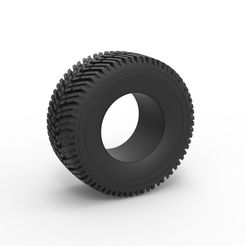 1.jpg Fichier 3D Pneu tout terrain Diecast 65 Echelle 1 à 25・Objet imprimable en 3D à télécharger
