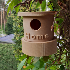 Birdhouse1.png Fichier STL gratuit Petite maison d'oiseau・Design pour impression 3D à télécharger